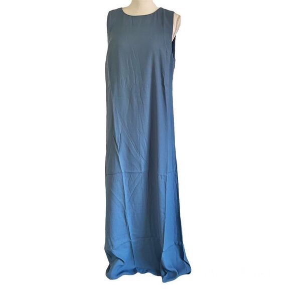 Reformation Collin Maxi Dress in Morning Glory Light Blue Large MSRP $198 - Picture 1 of 10